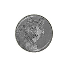 Wolf Forest Animals Hat Clip Ball Marker (4 Pack) by BangZart