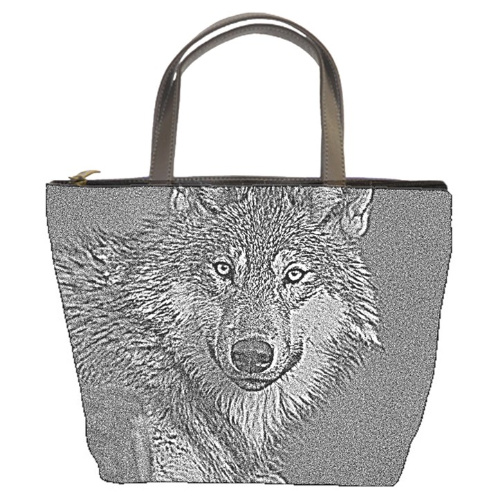 Wolf Forest Animals Bucket Bags