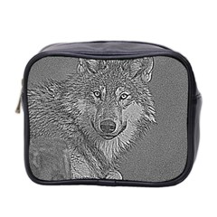 Wolf Forest Animals Mini Toiletries Bag 2-side by BangZart