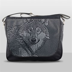 Wolf Forest Animals Messenger Bags by BangZart