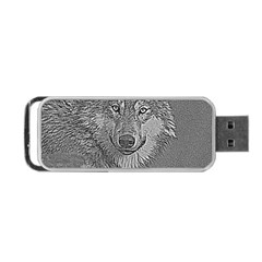 Wolf Forest Animals Portable Usb Flash (one Side) by BangZart