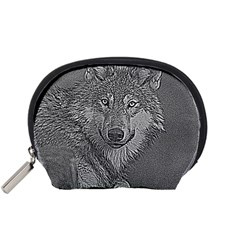 Wolf Forest Animals Accessory Pouches (small)  by BangZart