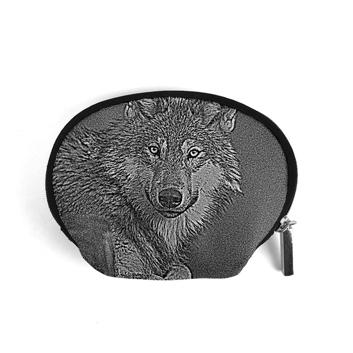 Wolf Forest Animals Accessory Pouches (Small) 