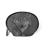 Wolf Forest Animals Accessory Pouches (Small)  Back