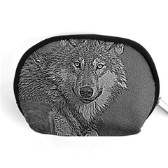 Wolf Forest Animals Accessory Pouches (medium)  by BangZart