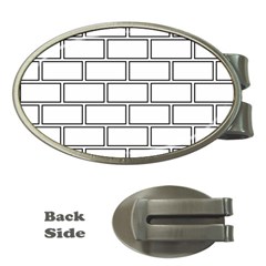 Wall Pattern Rectangle Brick Money Clips (oval)  by BangZart