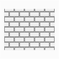 Wall Pattern Rectangle Brick Small Glasses Cloth by BangZart