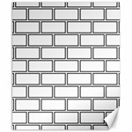 Wall Pattern Rectangle Brick Canvas 8  x 10  8.15 x9.66  Canvas - 1