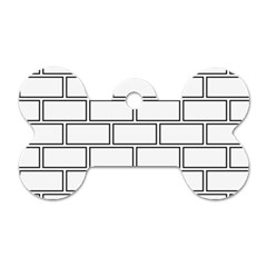 Wall Pattern Rectangle Brick Dog Tag Bone (two Sides) by BangZart