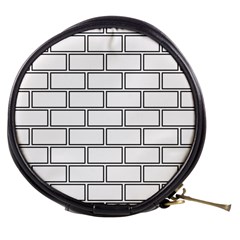 Wall Pattern Rectangle Brick Mini Makeup Bags