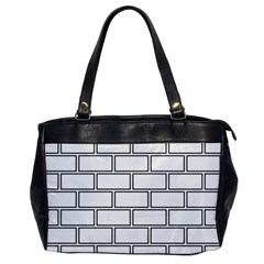 Wall Pattern Rectangle Brick Office Handbags