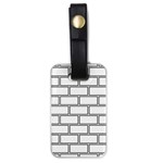 Wall Pattern Rectangle Brick Luggage Tags (One Side)  Front