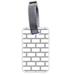 Wall Pattern Rectangle Brick Luggage Tags (Two Sides)