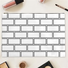 Wall Pattern Rectangle Brick Cosmetic Bag (XXL) 