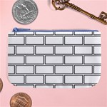 Wall Pattern Rectangle Brick Large Coin Purse Front