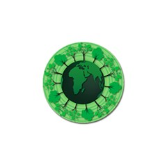 Earth Forest Forestry Lush Green Golf Ball Marker by BangZart