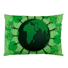 Earth Forest Forestry Lush Green Pillow Case by BangZart