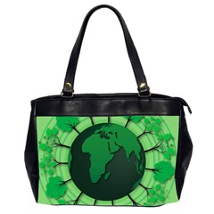 Earth Forest Forestry Lush Green Office Handbags (2 Sides)  by BangZart