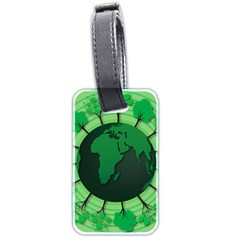 Earth Forest Forestry Lush Green Luggage Tags (two Sides) by BangZart