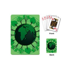 Earth Forest Forestry Lush Green Playing Cards (mini)  by BangZart