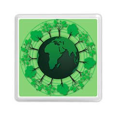 Earth Forest Forestry Lush Green Memory Card Reader (square)  by BangZart