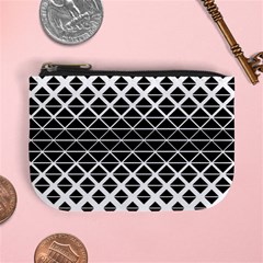 Triangle Pattern Background Mini Coin Purses by BangZart