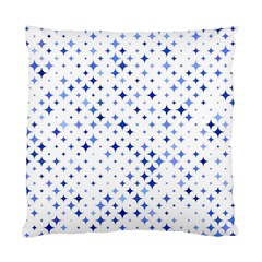 Star Curved Background Blue Standard Cushion Case (one Side) by BangZart