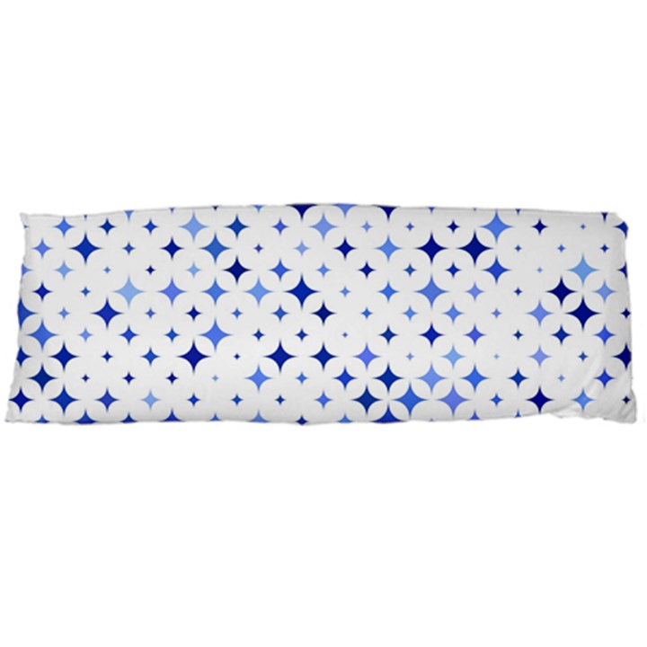 Star Curved Background Blue Body Pillow Case (Dakimakura)