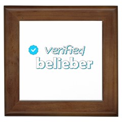 Verified Belieber Framed Tiles by Valentinaart