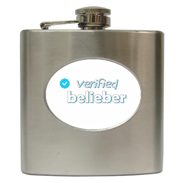 Verified Belieber Hip Flask (6 oz)