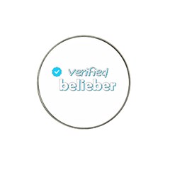 Verified Belieber Hat Clip Ball Marker by Valentinaart