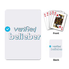 Verified Belieber Playing Card by Valentinaart