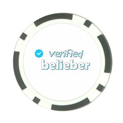 Verified Belieber Poker Chip Card Guard by Valentinaart