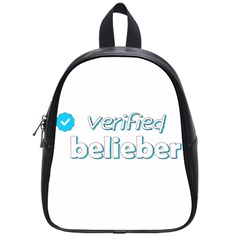 Verified Belieber School Bag (small) by Valentinaart