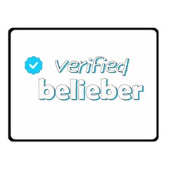 Verified Belieber Fleece Blanket (small) by Valentinaart