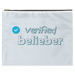 Verified Belieber Cosmetic Bag (xxxl)  by Valentinaart