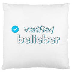 Verified Belieber Standard Flano Cushion Case (one Side) by Valentinaart