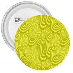 Yellow Oval Ellipse Egg Elliptical 3  Buttons by BangZart