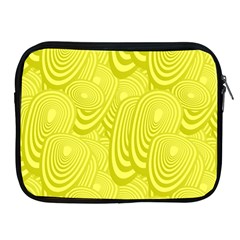 Yellow Oval Ellipse Egg Elliptical Apple Ipad 2/3/4 Zipper Cases by BangZart