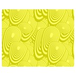 Yellow Oval Ellipse Egg Elliptical Double Sided Flano Blanket (Medium)  60 x50  Blanket Front