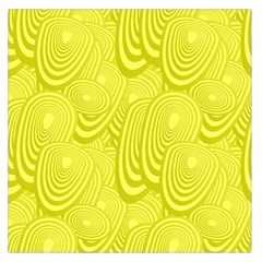 Yellow Oval Ellipse Egg Elliptical Large Satin Scarf (square) by BangZart