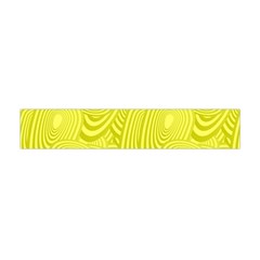 Yellow Oval Ellipse Egg Elliptical Flano Scarf (mini) by BangZart