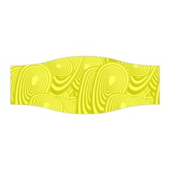 Yellow Oval Ellipse Egg Elliptical Stretchable Headband by BangZart