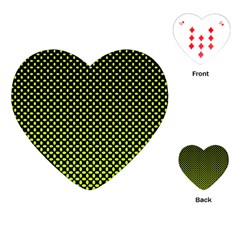 Pattern Halftone Background Dot Playing Cards (heart)  by BangZart