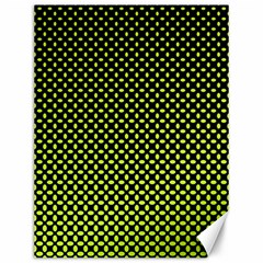 Pattern Halftone Background Dot Canvas 12  X 16   by BangZart