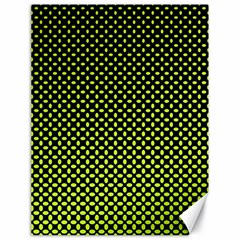 Pattern Halftone Background Dot Canvas 18  X 24   by BangZart