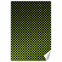 Pattern Halftone Background Dot Canvas 24  X 36  by BangZart