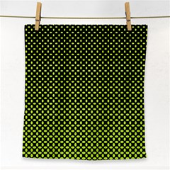 Pattern Halftone Background Dot Face Towel by BangZart