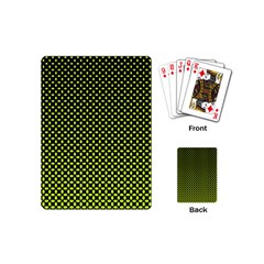 Pattern Halftone Background Dot Playing Cards (mini)  by BangZart