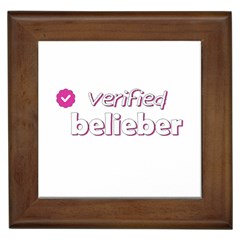 Verified Belieber Framed Tiles by Valentinaart